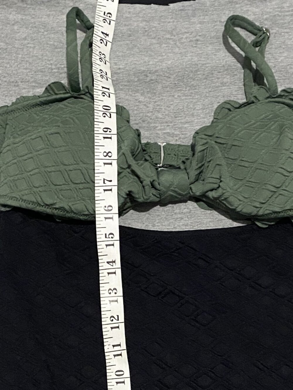 Cupshe One-Piece Swimwear Green Black Medium Womens (264) - Picture 6 of 10